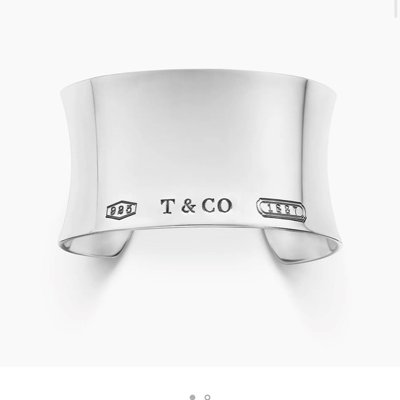 Tiffany & Co. Jewelry - 🔴Authentic TIFFANY & CO Sterling Silver 1837 Wide Cuff/ Bracelet ❤️🔴
